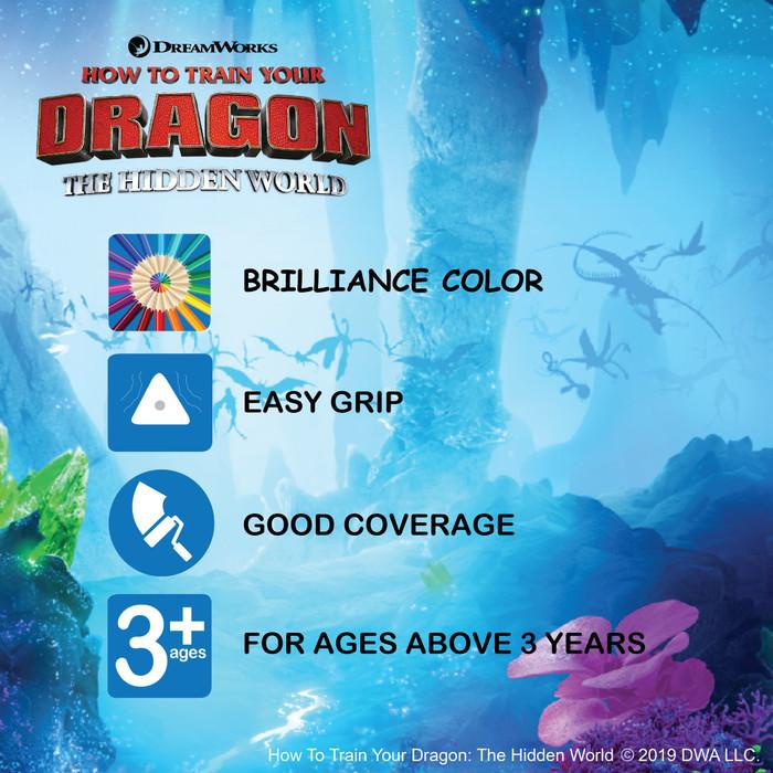 

How to Train Your Dragon: The Hidden World Night Fury (12 colors) Best Seller