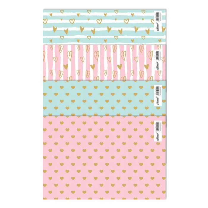 

Paket Isi 4 Kertas Kado Harvest - Sweet Heart 002