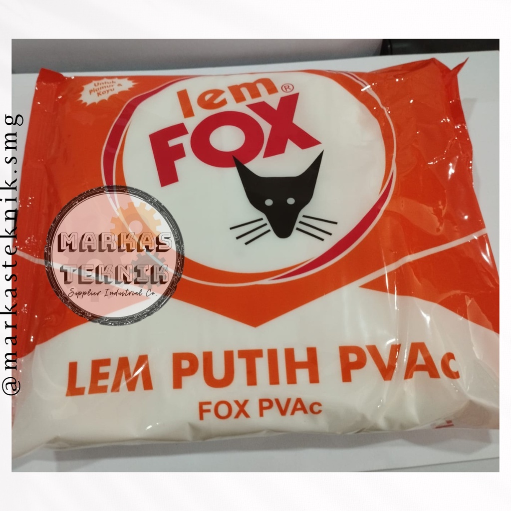 

Lem Putih FOX ORANGE PVAc 700 GR / Lem PVAc Putih FOX ORANGE 700 Gram