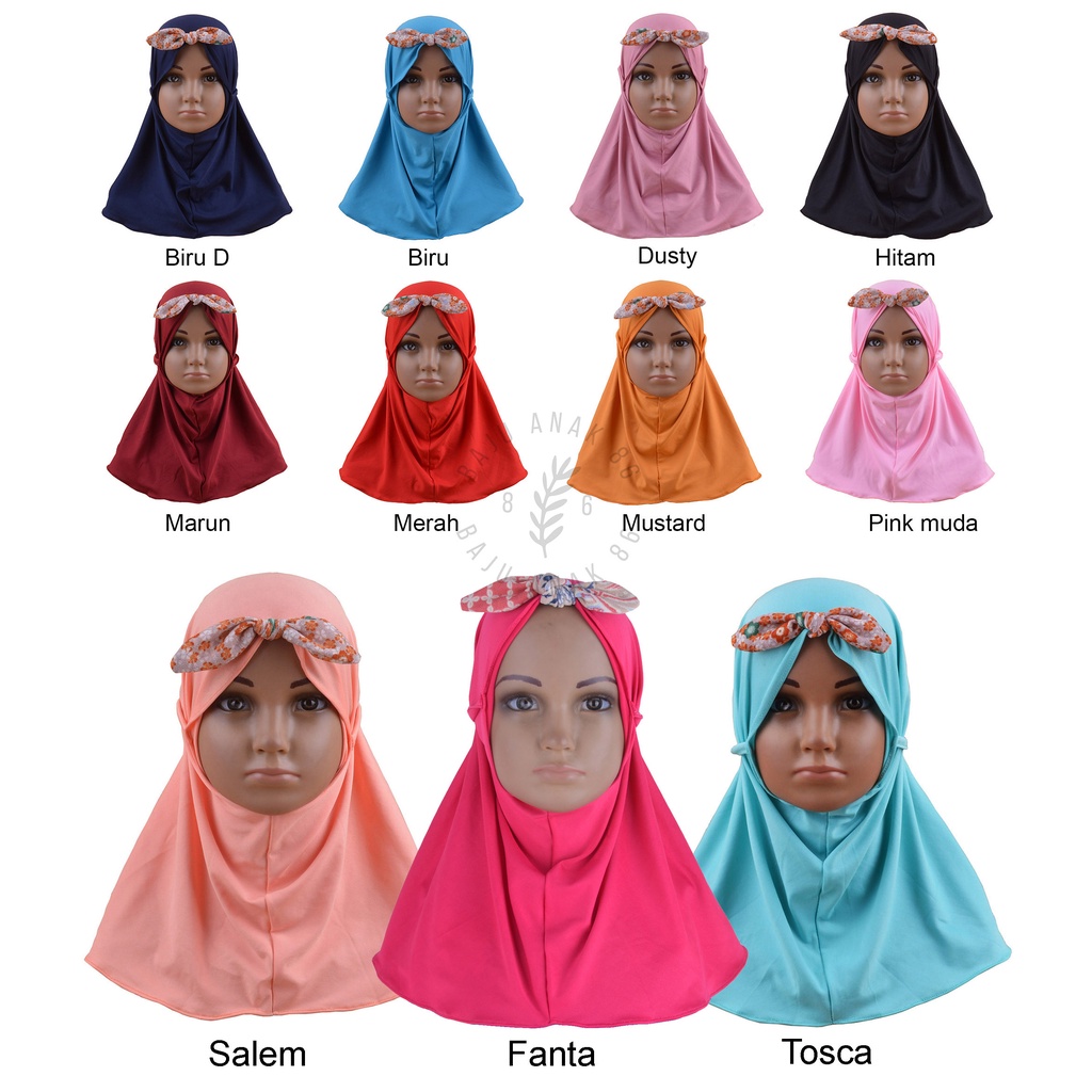 Hijab  Kerudung Bayi Pita Kelinci - 022.4679