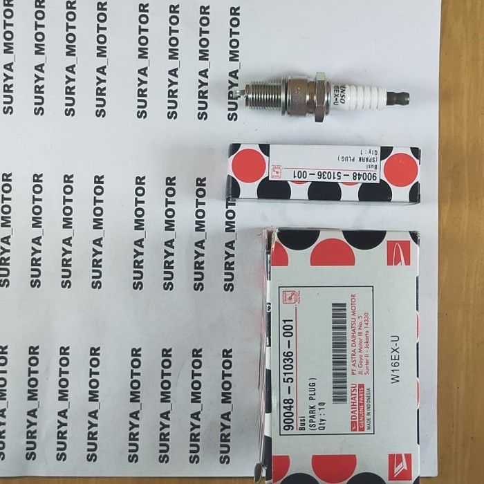 Busi Mobil W16Ex-U Denso Asli Zebra 1000Cc Wonder Sae