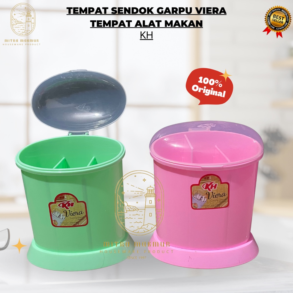 SALE!! TEMPAT SENDOK GARPU VIERA KH / TEMPAT ALAT MAKAN PLASTIK TUTUP / TEMPAT SENDOK MURAH