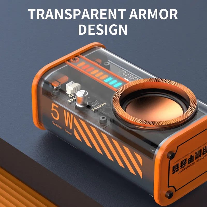 Speaker K182 Bluetooth 5.0 Portable Wireless Full Bass New Design Cool