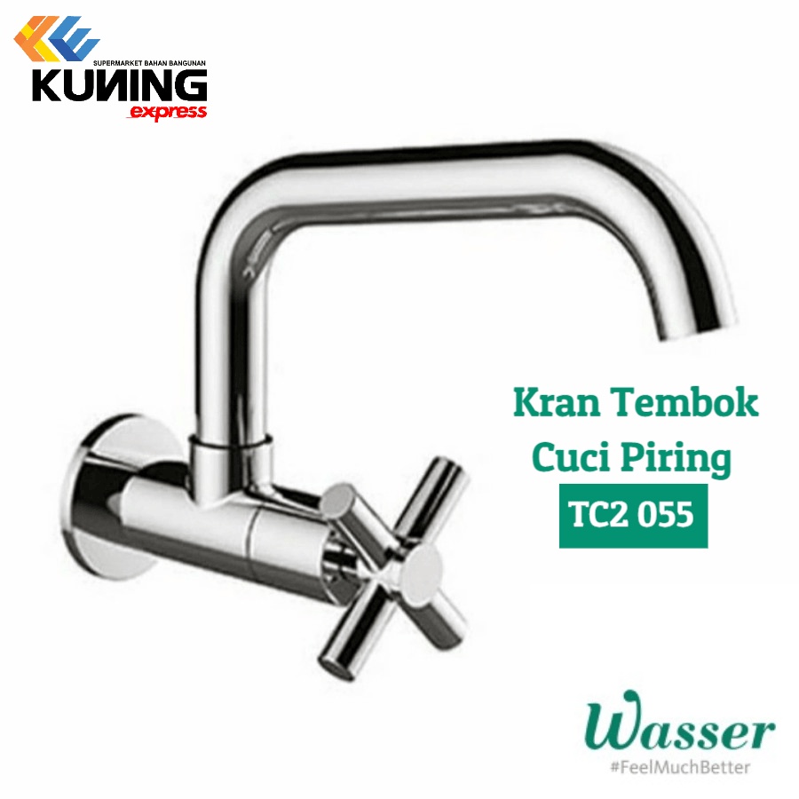 Kran Tembok // Dinding // Kran Cuci Piring // Wasser Kran Cuci Piring TC2 055
