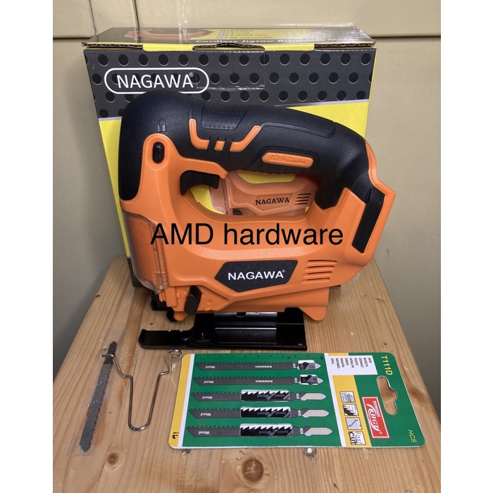 Terlaris Saw Jigsaw Cordless Gergaji Potong Kayu Triplex Nagawa Njb250U Hanya Unit