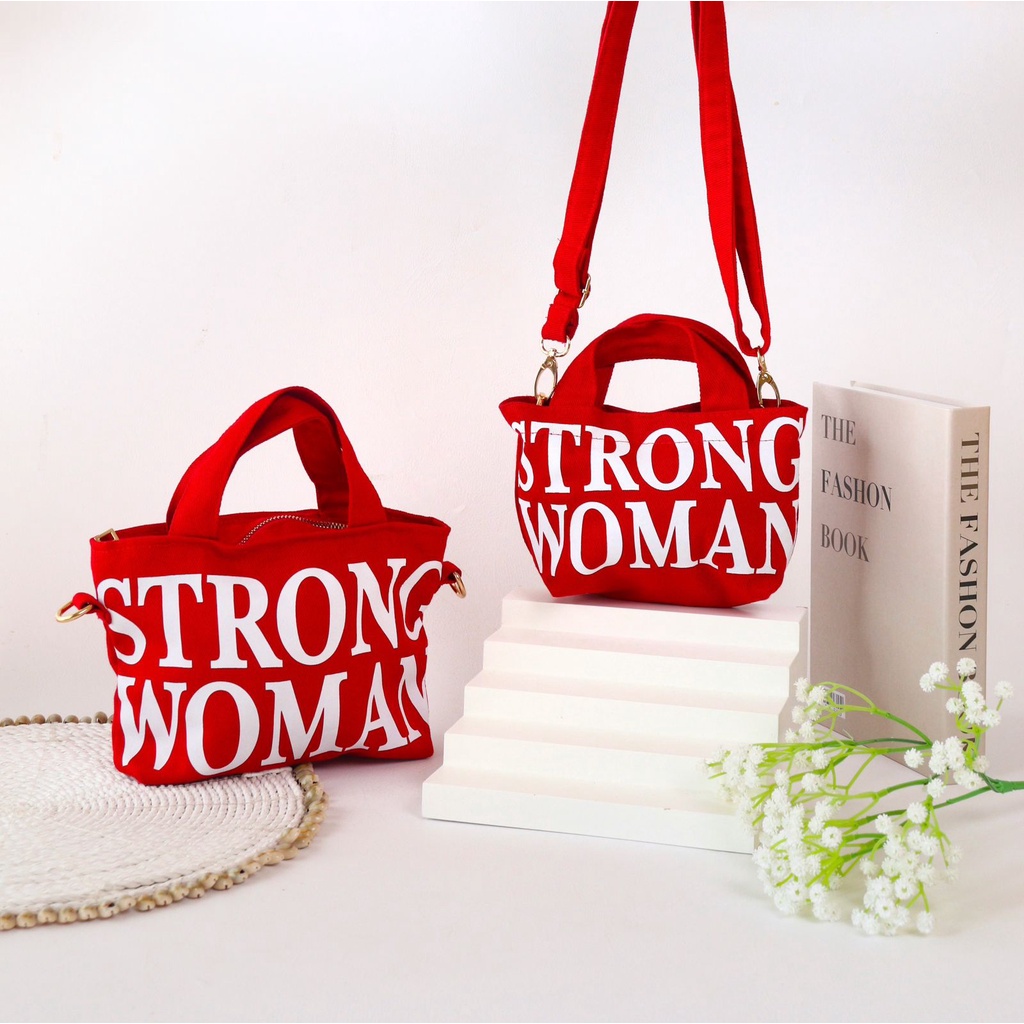 Gentle Woman Sling Bag size M - Strong Woman Bag - Elaine Bag - Tote Bag Strong Woman