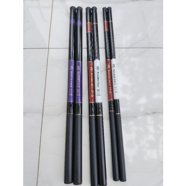 Tegek bendera Joran tegek pancing 6,3 meter carbon Pancing Ikan Gabus,lele kekuatan maksimal 8Kg
