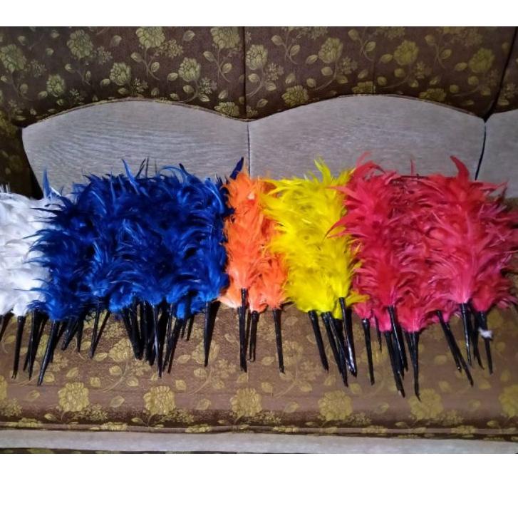 『Perdana』 Bulu aksesoris topi mayoret/ drumband ukuran 30cm