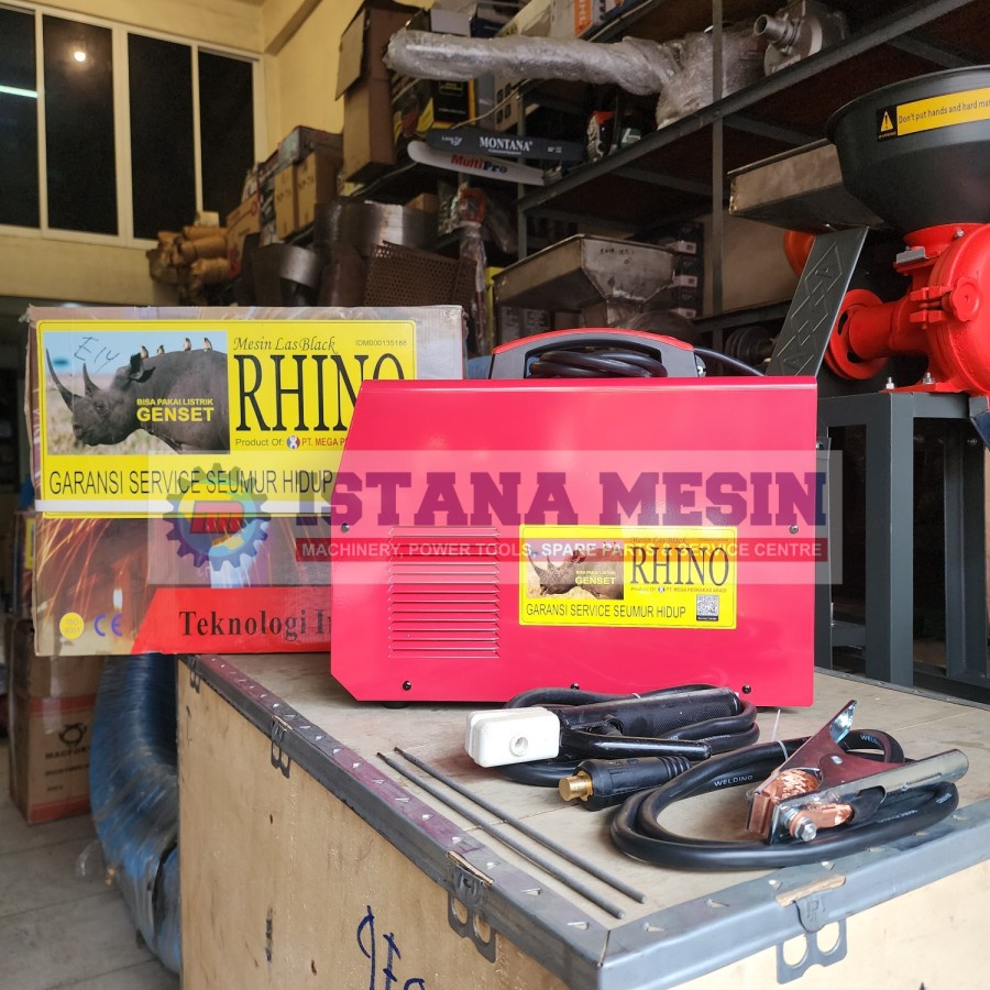MESIN LAS RHINO TRAVO TRAFO LAS LISTRIK 300A 1PHASE WELDING MACHINE