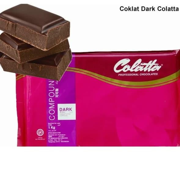 

♚ Colatta Dark Compound 1 KG / coklat blok colata hitam 1kg ✭