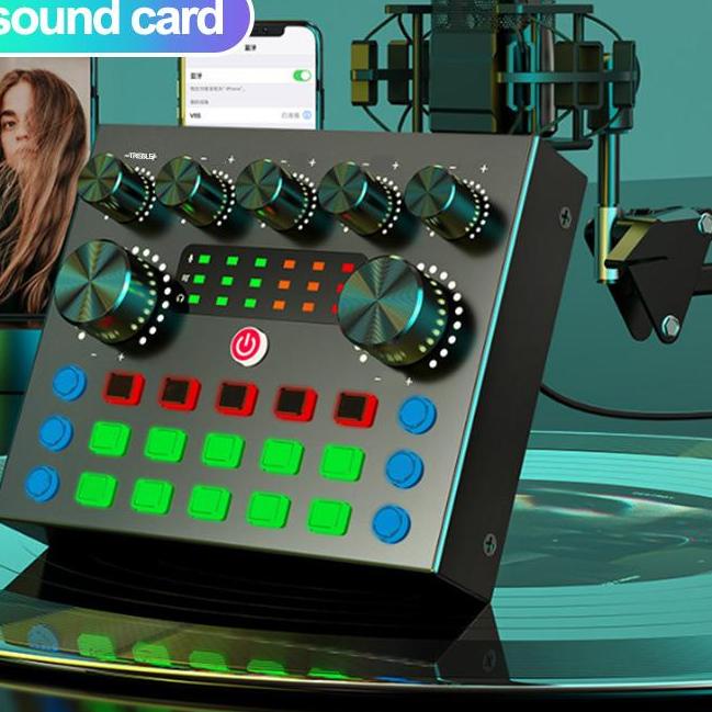 ™ Olla-V8S SoundCard Bluetooth Audio Usb External - SoundCard v8 plus ☈