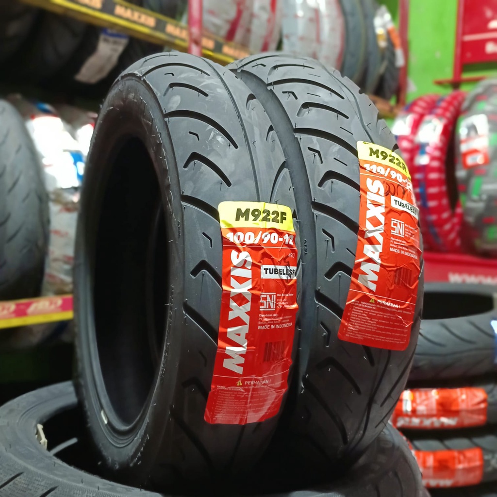 BAN SCOOPY MAXXIS | BAN DONAT DEPAN 10090-12 DAN BELAKANG 11090-12 TUBELESS