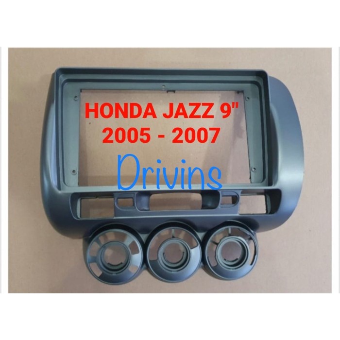 Terlaris Frame Head Unit Double Din Android Honda Jazz 9" Inch 2005-2007