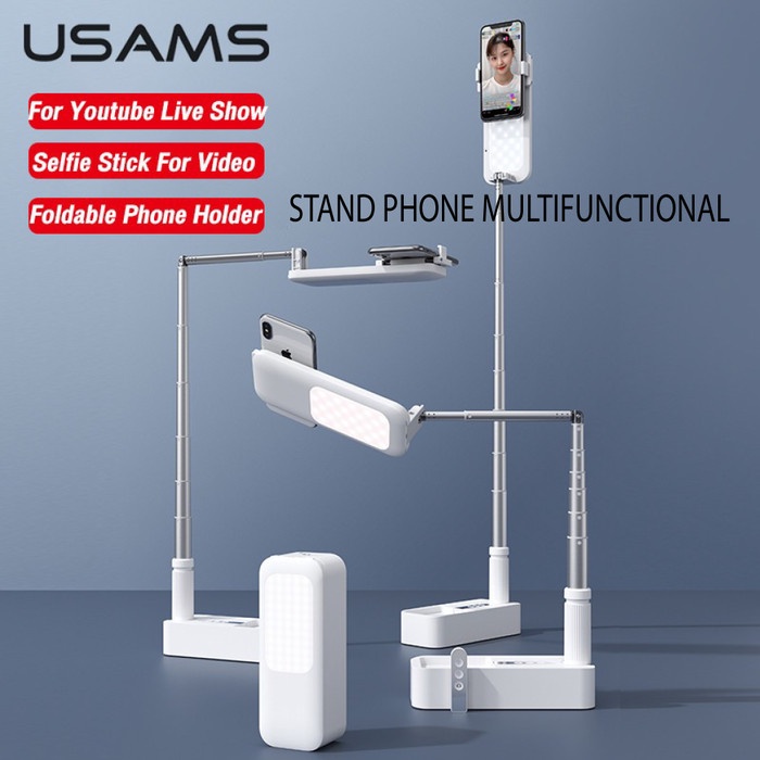 Terlaris Usams Stand Phone Live Show Lipat Multifunctiona Ring Light-Zb209