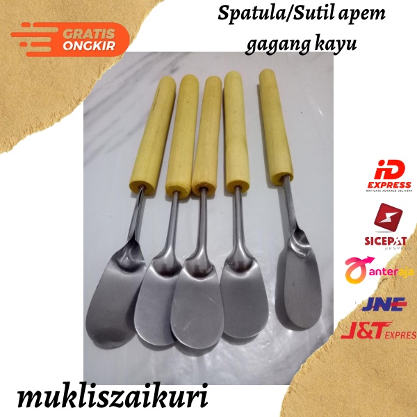 Discount Today Sutil Mini Alat Lepas Kue Kering Sutil Masak Sutil Kue kering / Spatula Mini / Codet 