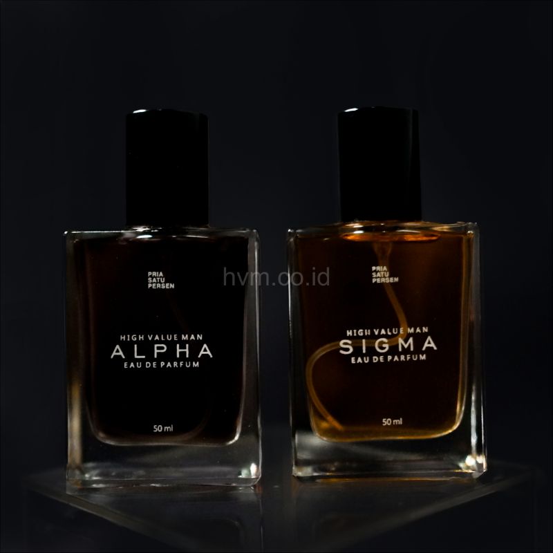 [Paket Bundle] HVM Exclusive Men Perfume Alpha dan Sigma - Parfum Pria - Parfum Wangi Cowok