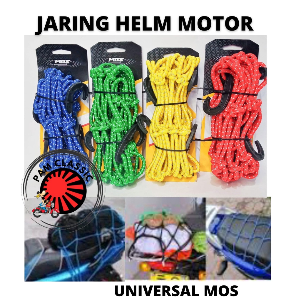 JARING HELM UNIVERSAL BAGASI MOTOR MOS