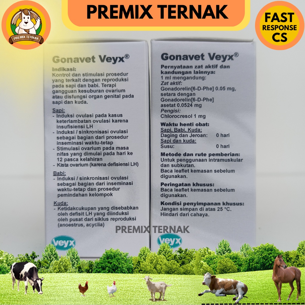 Gonavet Veyx (Gonarelin gnrh) - Like Fertagyl Conceptase