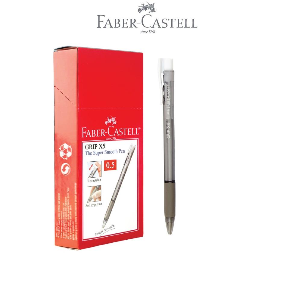

MALL Faber-Castell Ballpoint Pen Grip-X 0.5 mm Black Ink 1 Box 10 Pcs