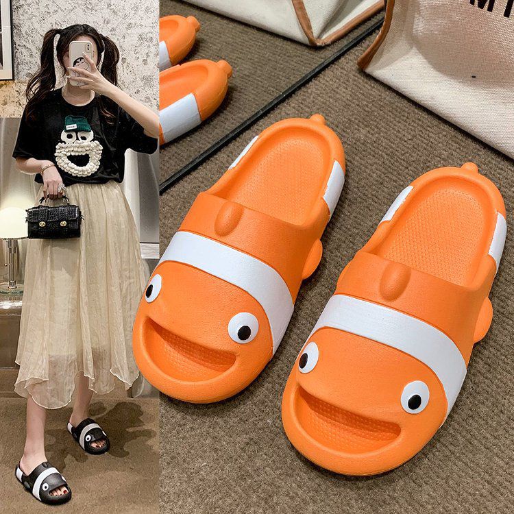 Sandal jelly wanita import terbaru 2022 sandal santai murah untuk wanita Soft Slipper Anti Slip Elastic Empuk PVC sol tebal / Sandal Wanita Jelly Karet Outdoor NEMO