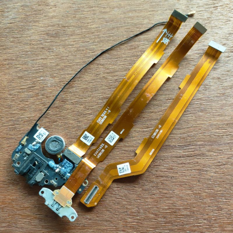 Fleksibel Lcd konektor charger mic board 1 set Oppo F3 plus R9s plus original copotan