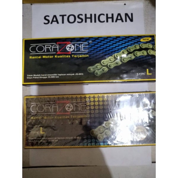 Rantai Corazone 428 Tipe L Dijamin Tidak Putus.. Kualitas Baja