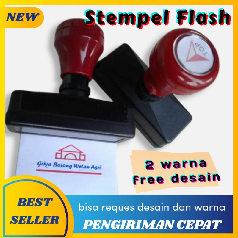 

Stempel Flash Otomatis Custom 2 Warna