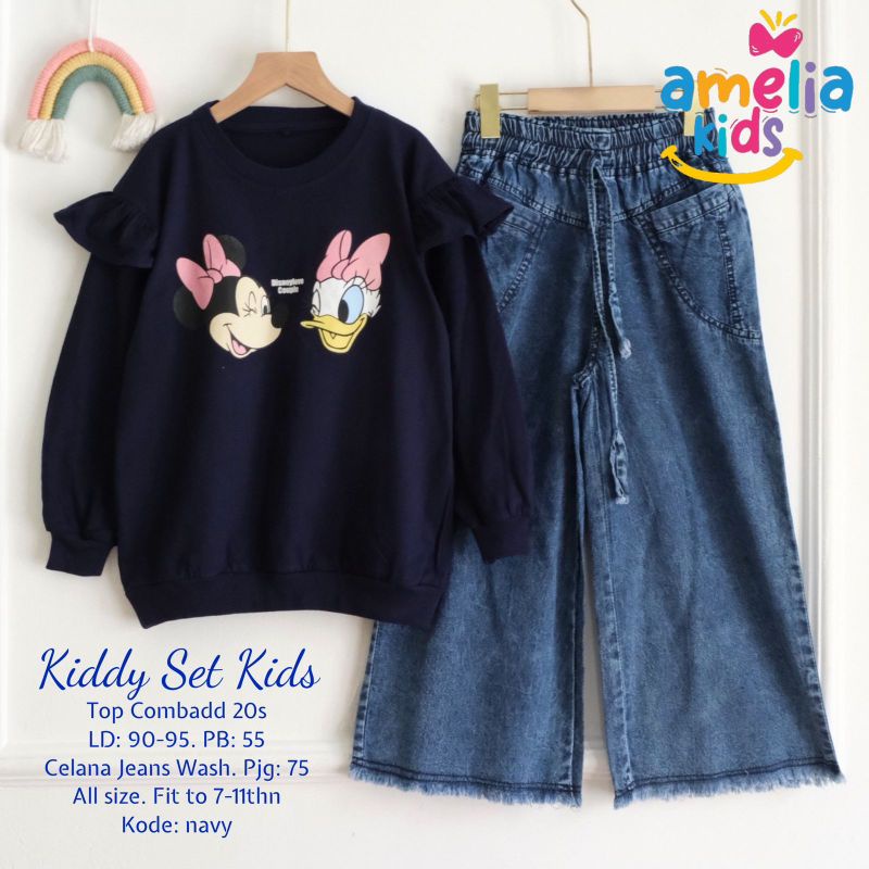 Kiddy Setelan Kids ORI Amelia Kids