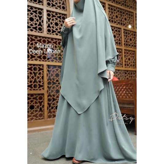 Ditsy Levera deep lichen S, Liebe Dustypink size M, Kasia Red