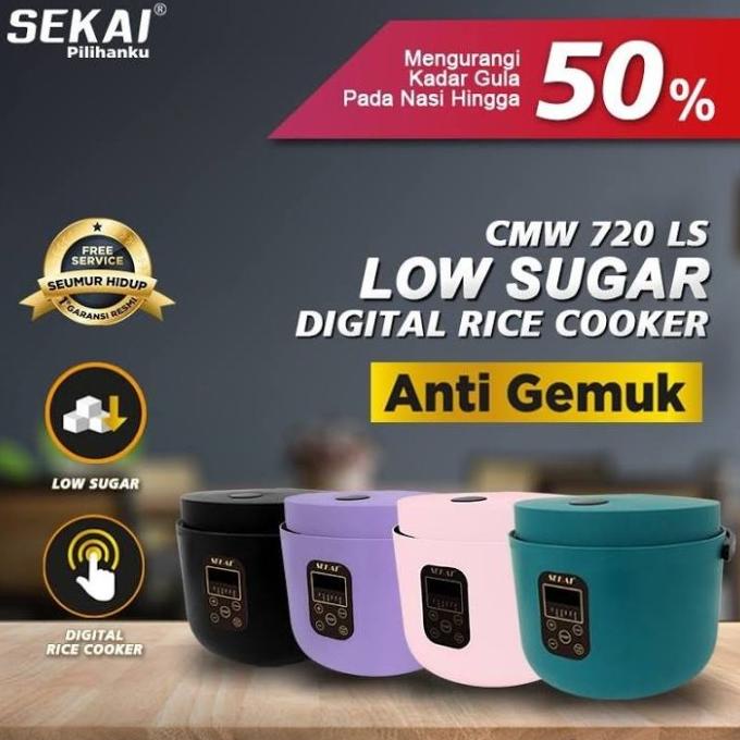 RICE COOKER LOW CARBO 1 LITER SEKAI