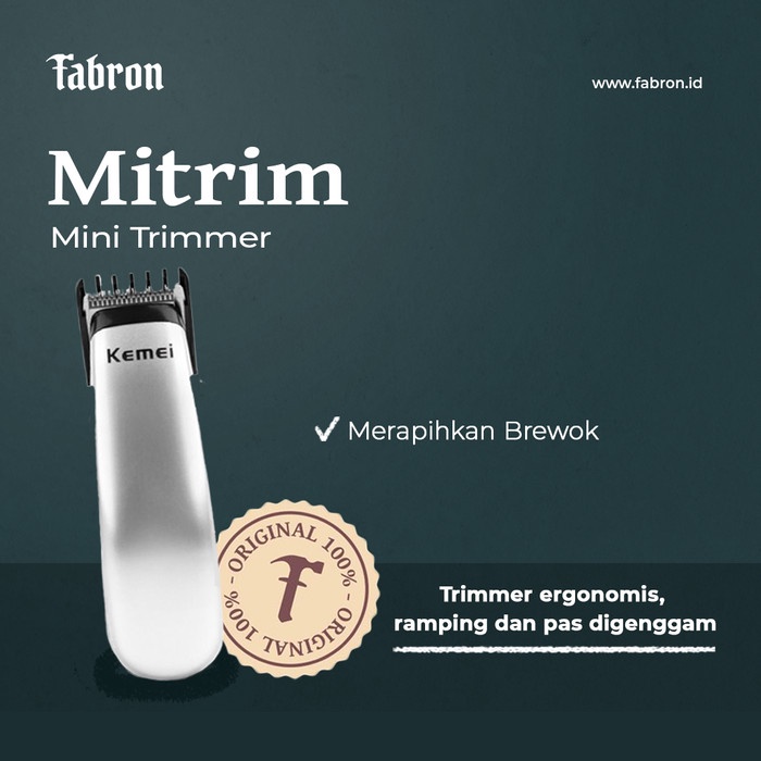 MINI TRIMMER - ALAT CUKUR BREWOK ELEKTRIK WIRELESS