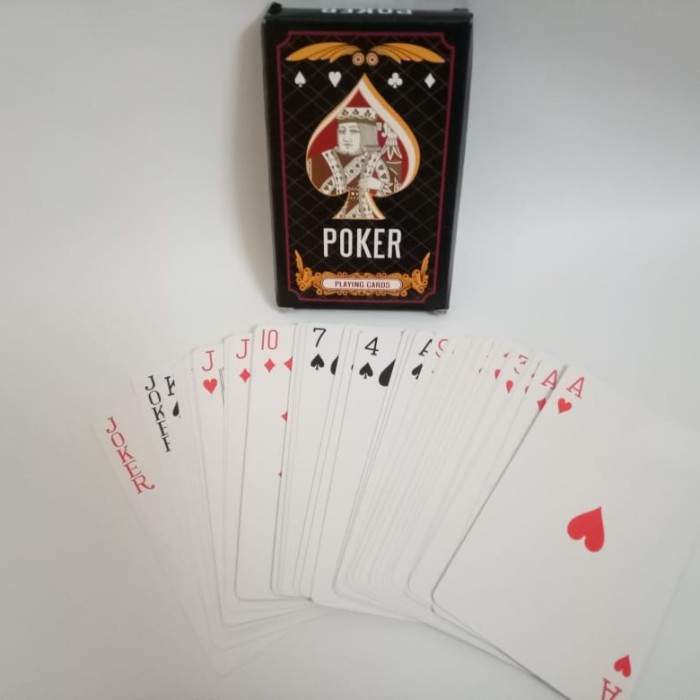 best produk] Kartu remi / Poker jumbo 16,5x10,3cm / Mainan kartu remi jumbo