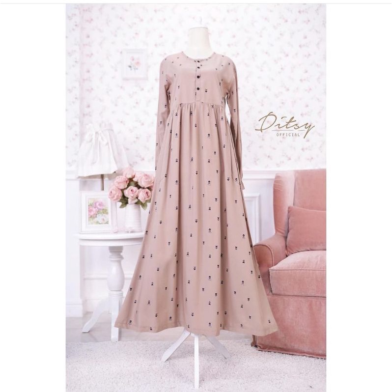 DITSY OFFICIAL MARET 2023 Liva latte, Evra Mahogany Nightgown, Kayra Navy Nightgown, Anika Tan Night