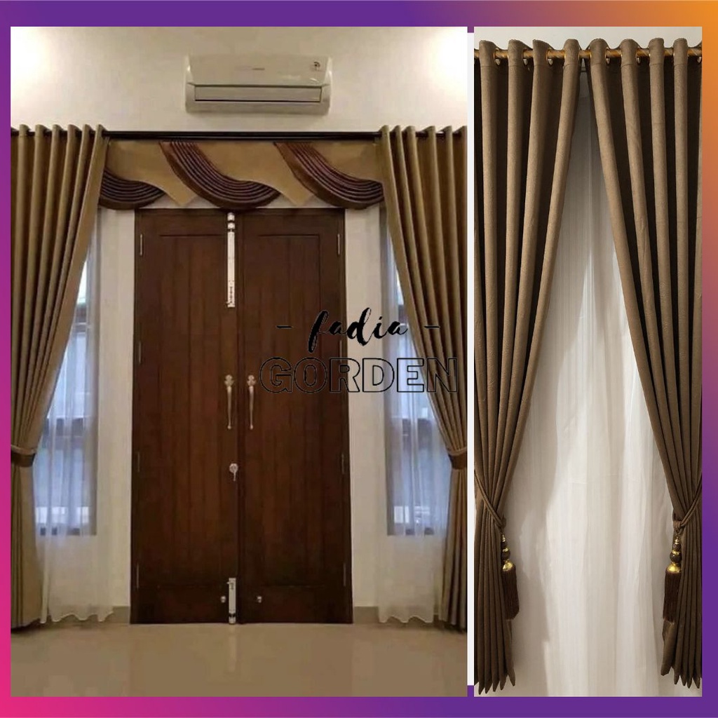GORDEN BLACKOUT EMBOS POLOS GRADE A /GORDEN BLACKOUT IMPORT MINIMALIS SUPER DUPER TEBAL DAN MEWAH /1