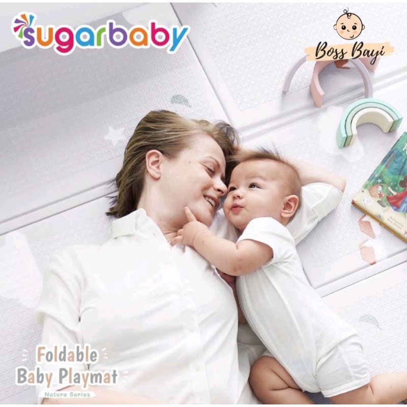 SUGAR BABY - Foldable Baby Playmat / Matras Karpet Lipat  Anti Licin Anti Air