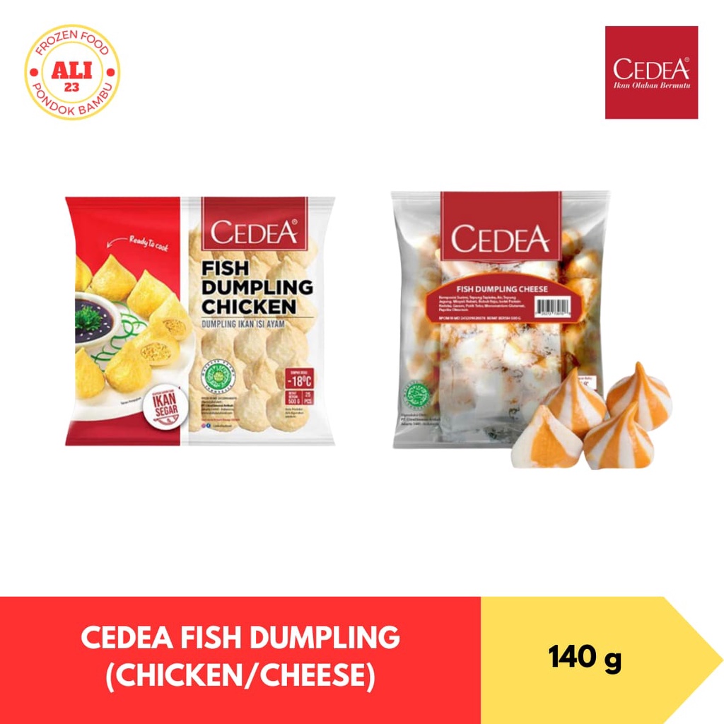 

CEDEA FISH DUMPLING CHEESE & CHICKEN - 500gr