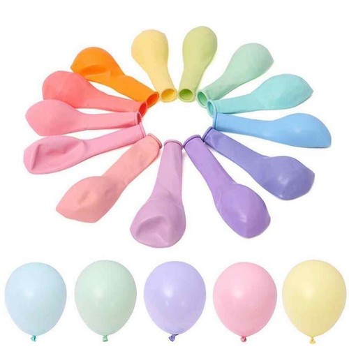 Balon Latex Macaron 12 Inch / Balon Warna Warni Pastel / Balon Ulang Tahun / Balon Pastel Mix