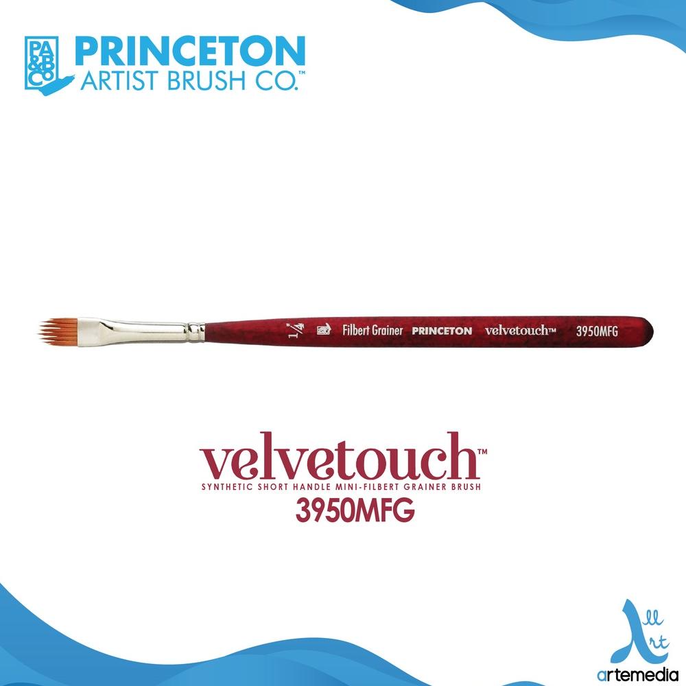 

Kuas Lukis Princeton Velvetouch 3950MFG Mini Filbert Grainer Synthetic Watercolor Brush Short Handle