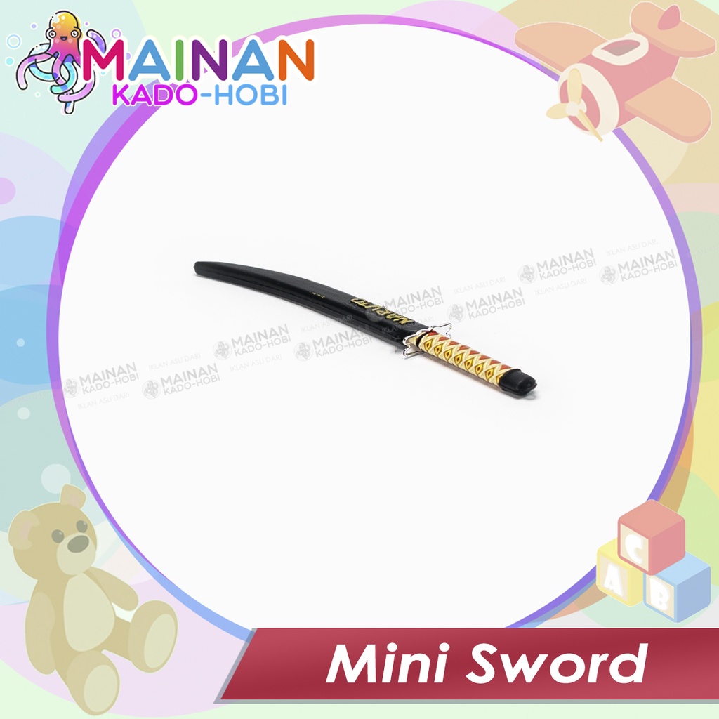 HOBI MAINAN KOLEKSI ANAK LAKI MINIATURE PEDANG SWORD TOYS