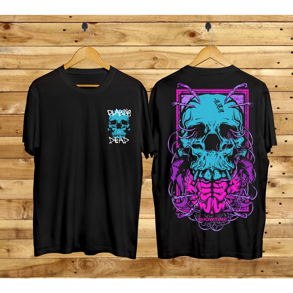 Kaos murah Kaos distro murah baju  distro pria t-shirt murah combed30s SO PLAYING DEAD