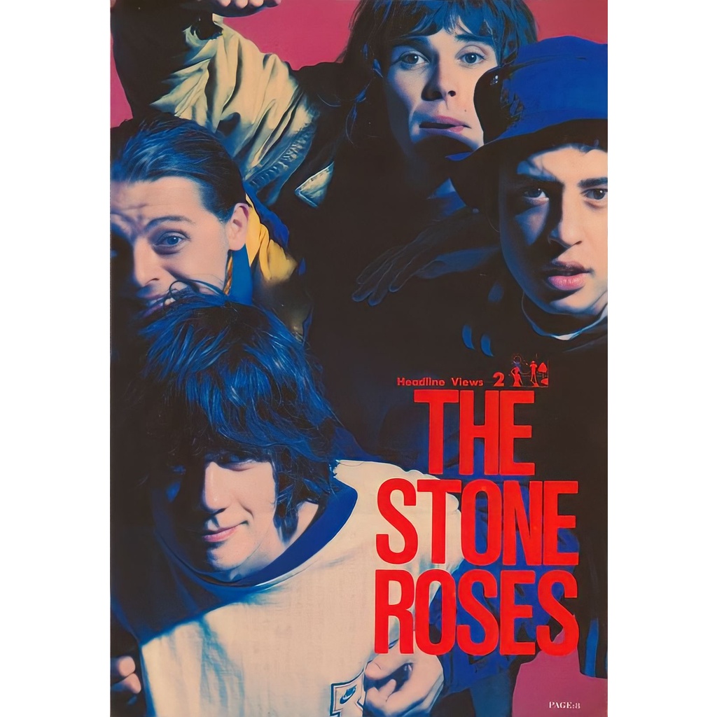 POSTER DINDING THE STONE ROSES (BISA CUSTOM GAMBAR)
