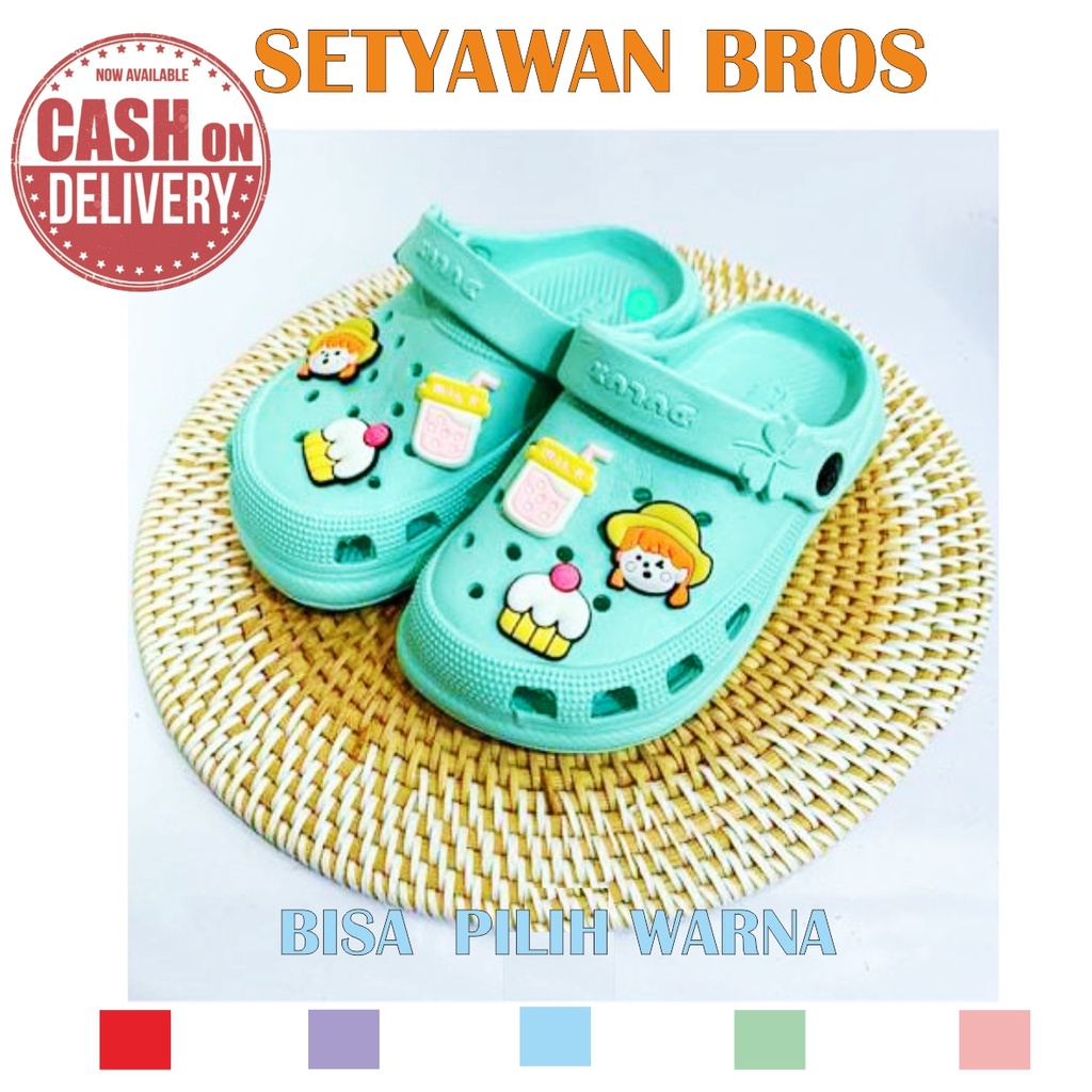 Sandal  BAIM i anak perempuan Tali Belakang TERBARU 2023