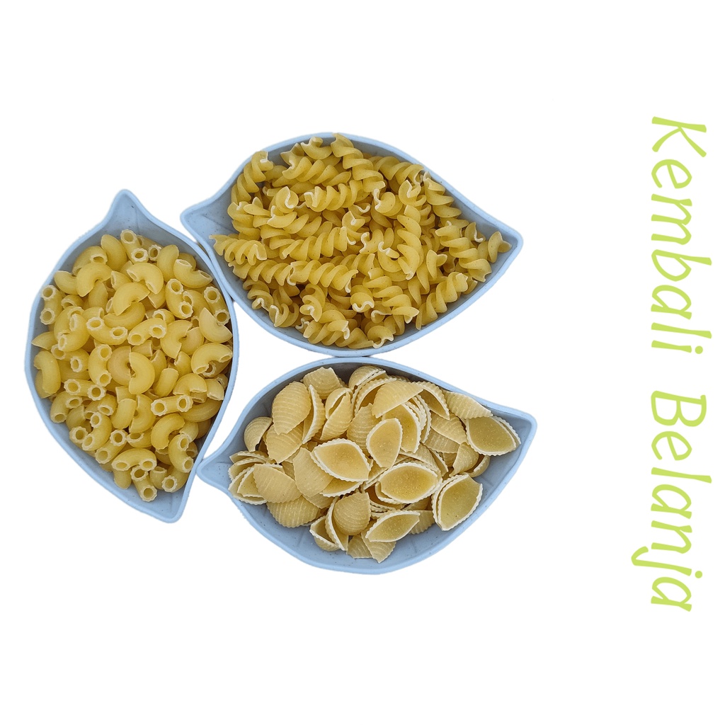 Makaroni Mentah/ Makaroni Pasta/ Macaroni Pasta/ Makaroni Pipa Spiral Kerang 250 Gram