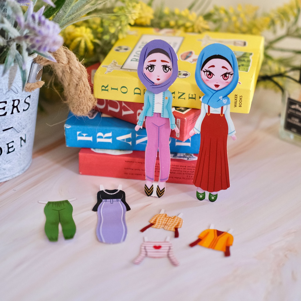 littleredlady - “BIJOU DOLL” series (Bepe bepean, Paper Doll, Bongkar Pasang, Barbie Kertas)