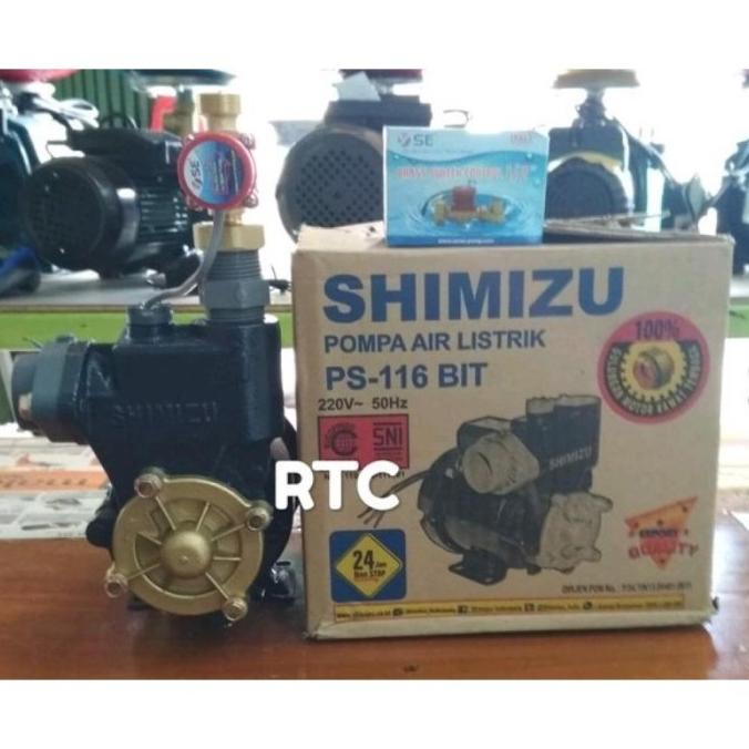 Pompa Pendorong Shimizu Pendorong Air Toren Otomatis Flow Switch Qelvay