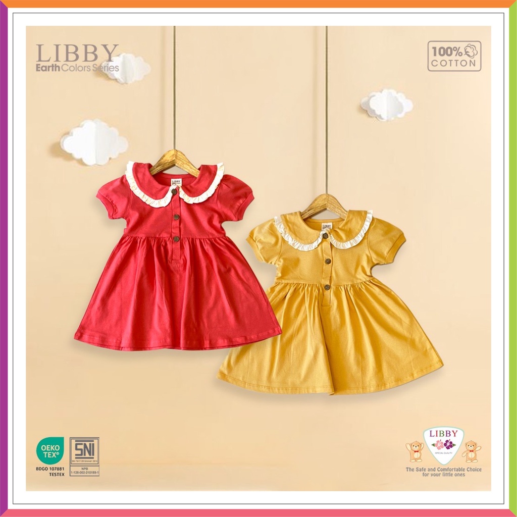 JOLIE LIBBY DRESS | Earth Jolie Dress Anak Perempuan 6 Bulan - 8 Tahun ❤ Fashionbabies ❤