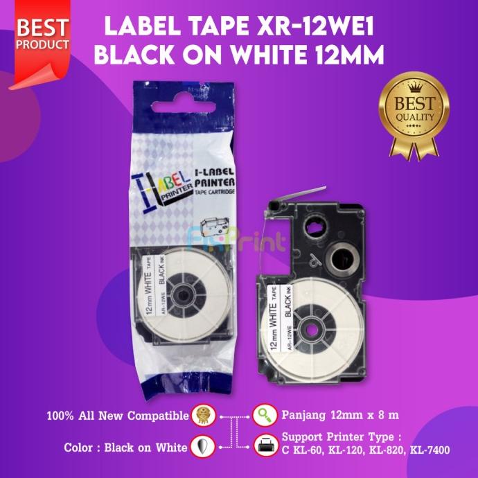 

Pita / EZ Label Tape Printer Casio 12mm