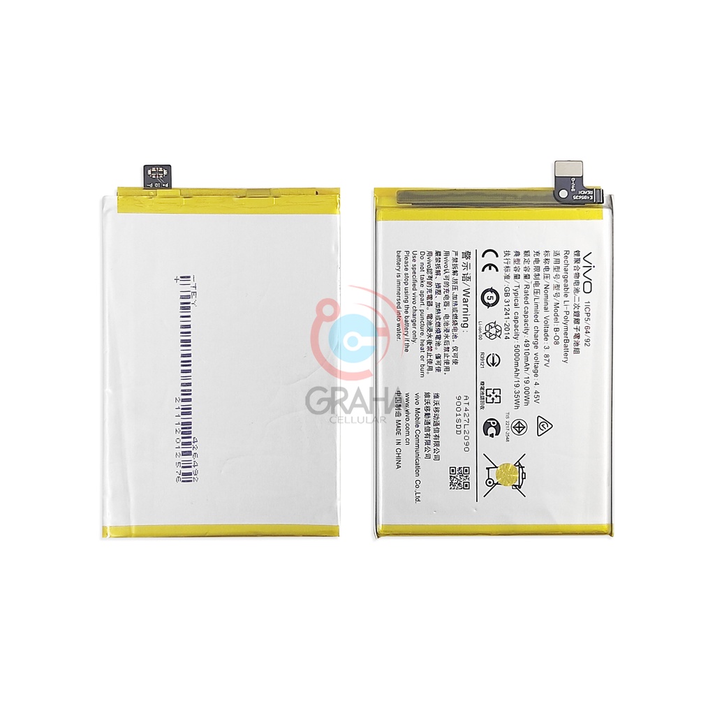 BATERAI / BATTERY / BATRE VIVO Y51 2020 / Y31 2020 / B-O8 ORI