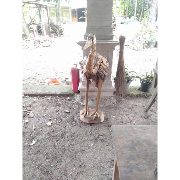 patung jati tempel bangau
