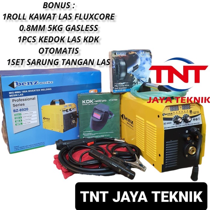 Benz Mesin Las Co2 Mig - Mag Tig 160 / Trafo Las Co2 Benz Mig 160A